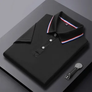2026 Solid Color Polo Shirt Men's Business Polo Collar Half sleeved Top 2024 Summer Casual Short sleeved T-shirt for Men an